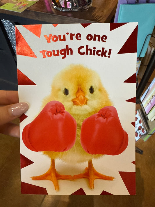 Tough chick card