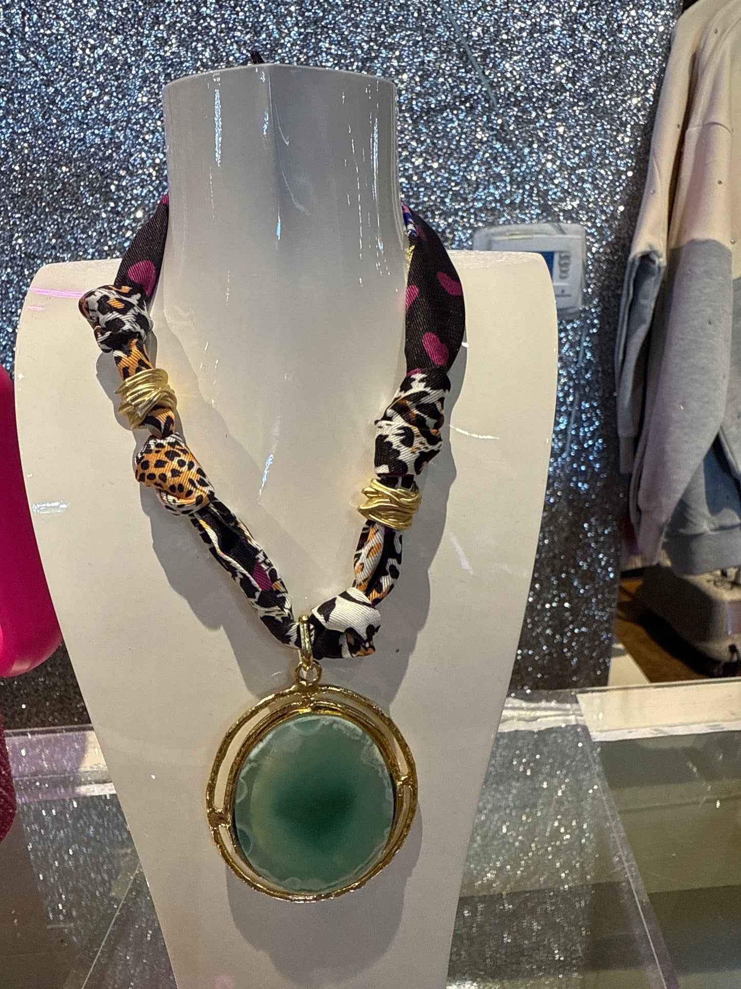 Scarf necklace