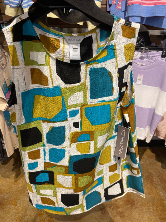 Multicolored Squared Tank