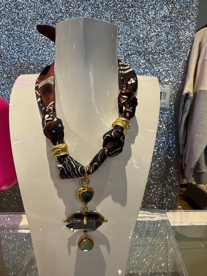 Scarf necklace