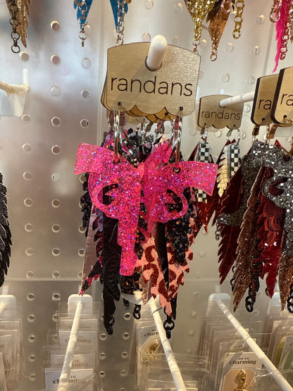 Feather detailed earrings