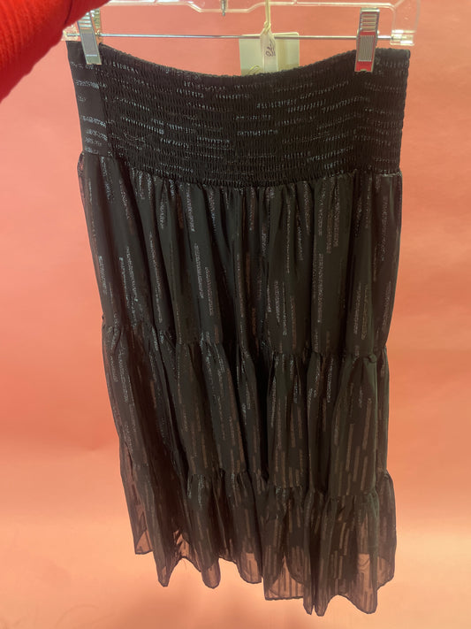 MAXI TIERED SKIRT