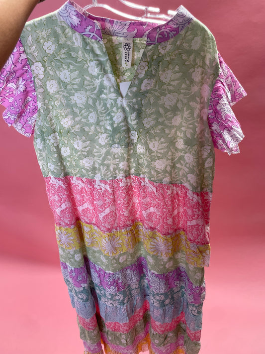 Multicolor Tons of Tiers Dress