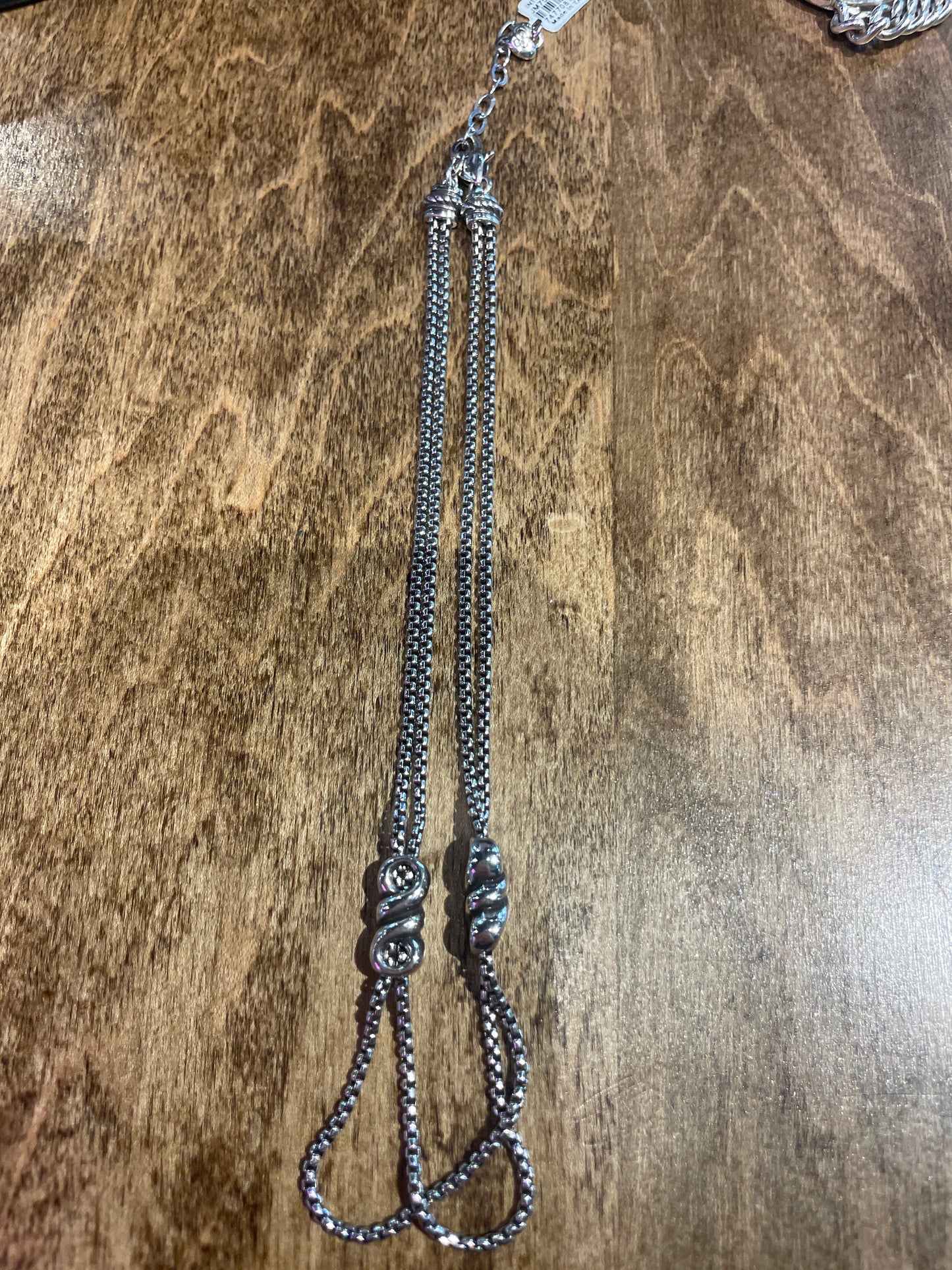 interlock twist necklace