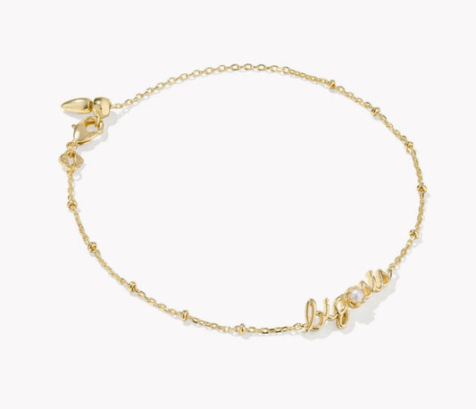 Big sis gold chain bracelet