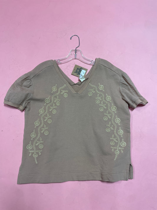 TRAIL OF EMBROIDERY SWEATER