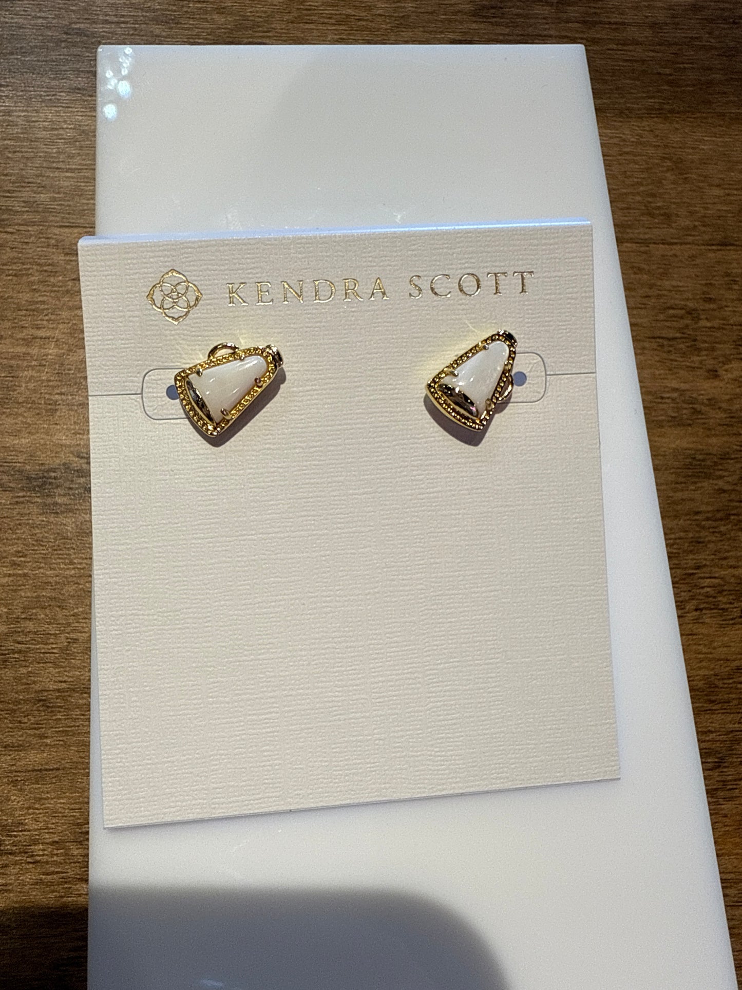 Cheer megaphone stud earring