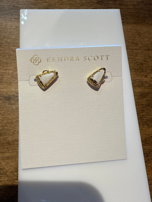 Cheer megaphone stud earring