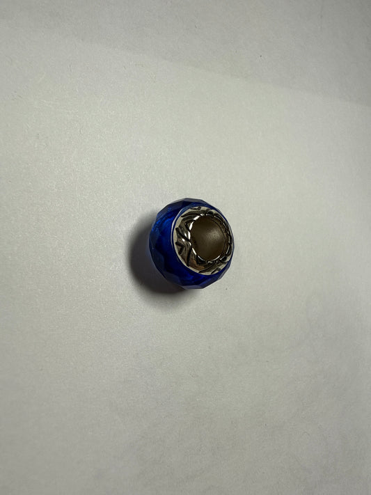 SIL/BLUE TRANSPARENCY BEAD