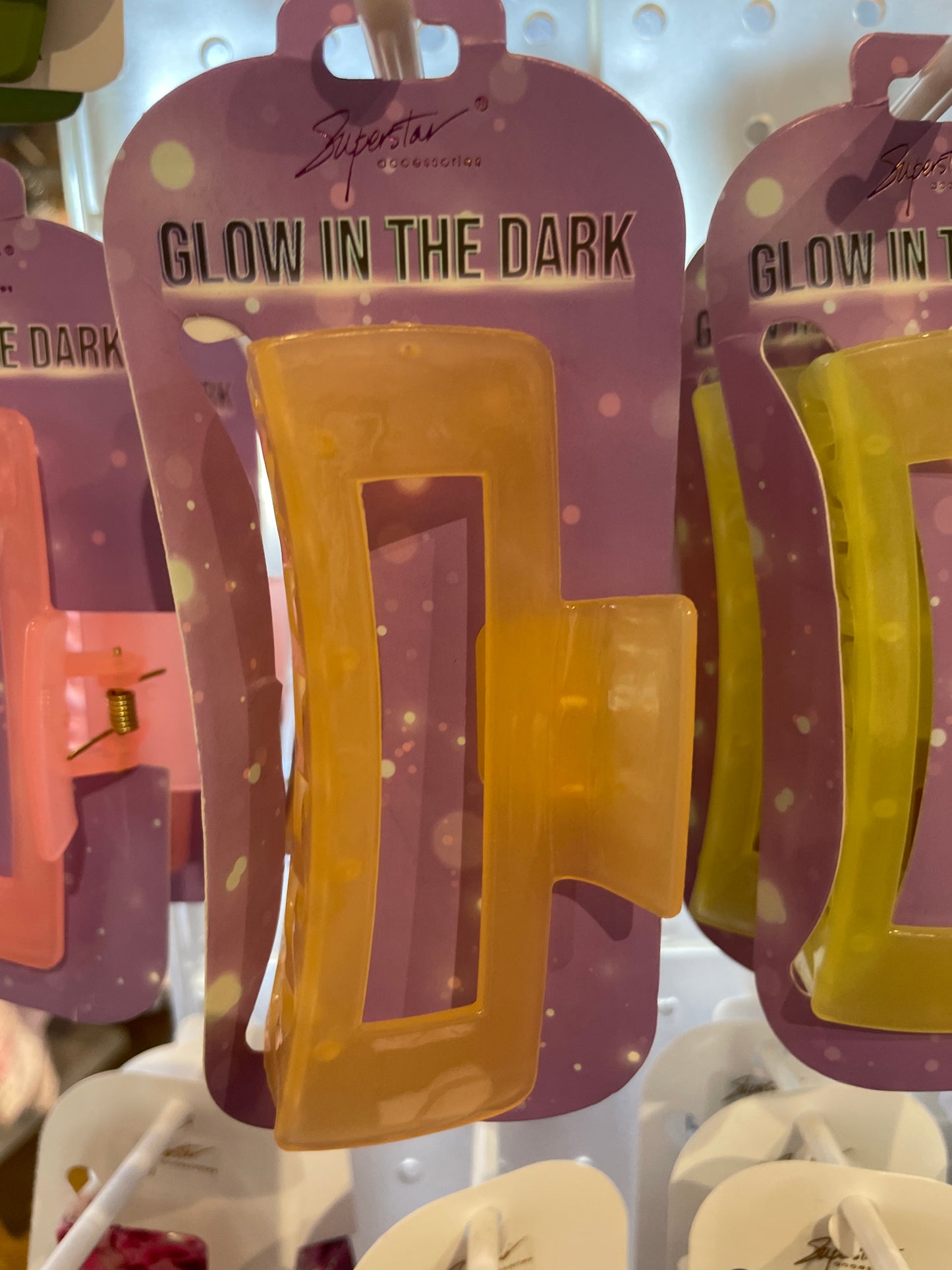 Glow In the Dark Claw Clip