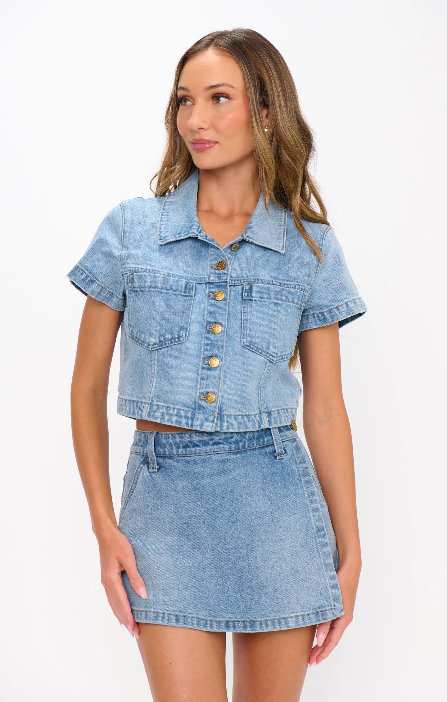 MONROE JEAN SKORT
