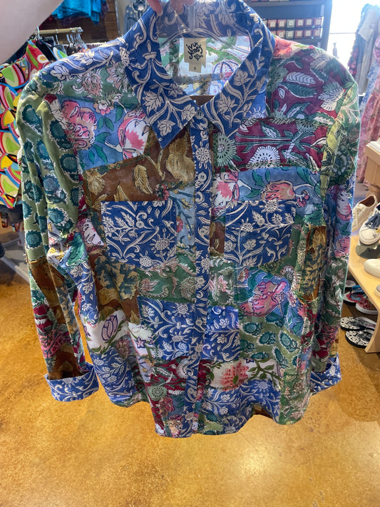 Patchwork Camp Shirt