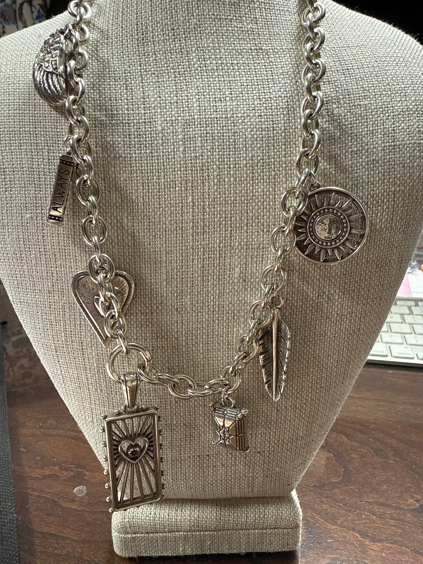 CELESTIAL LOVE CHARM NECKLACE