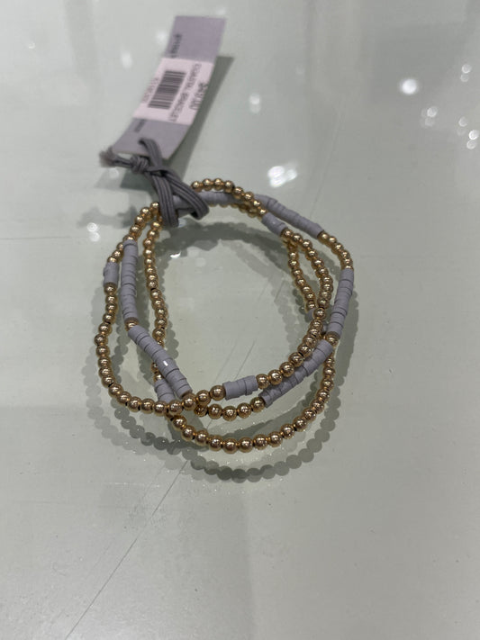 COASTAL BRACELET 3 STACK GOLD