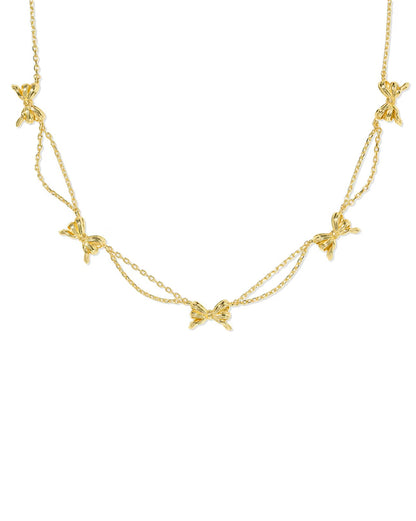 bow strand necklace