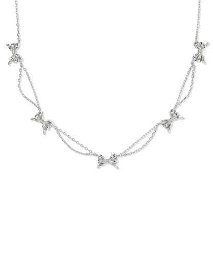 bow strand necklace