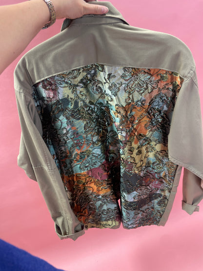 Jacket:Multi Brocade 416