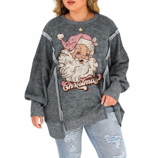 Christmas Plus Size Casual Sweatershirts