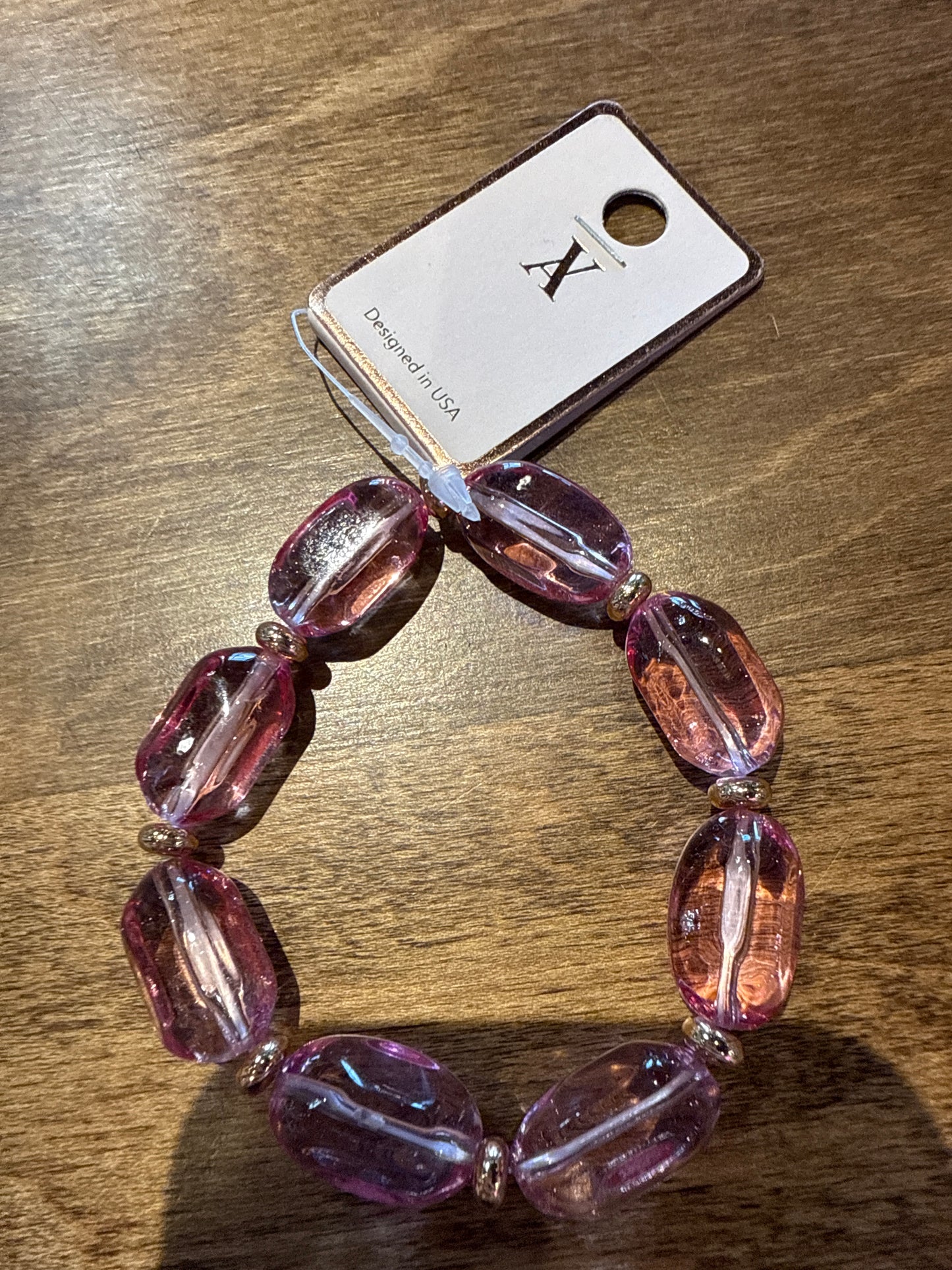 BEADED OVAL BRACLETS