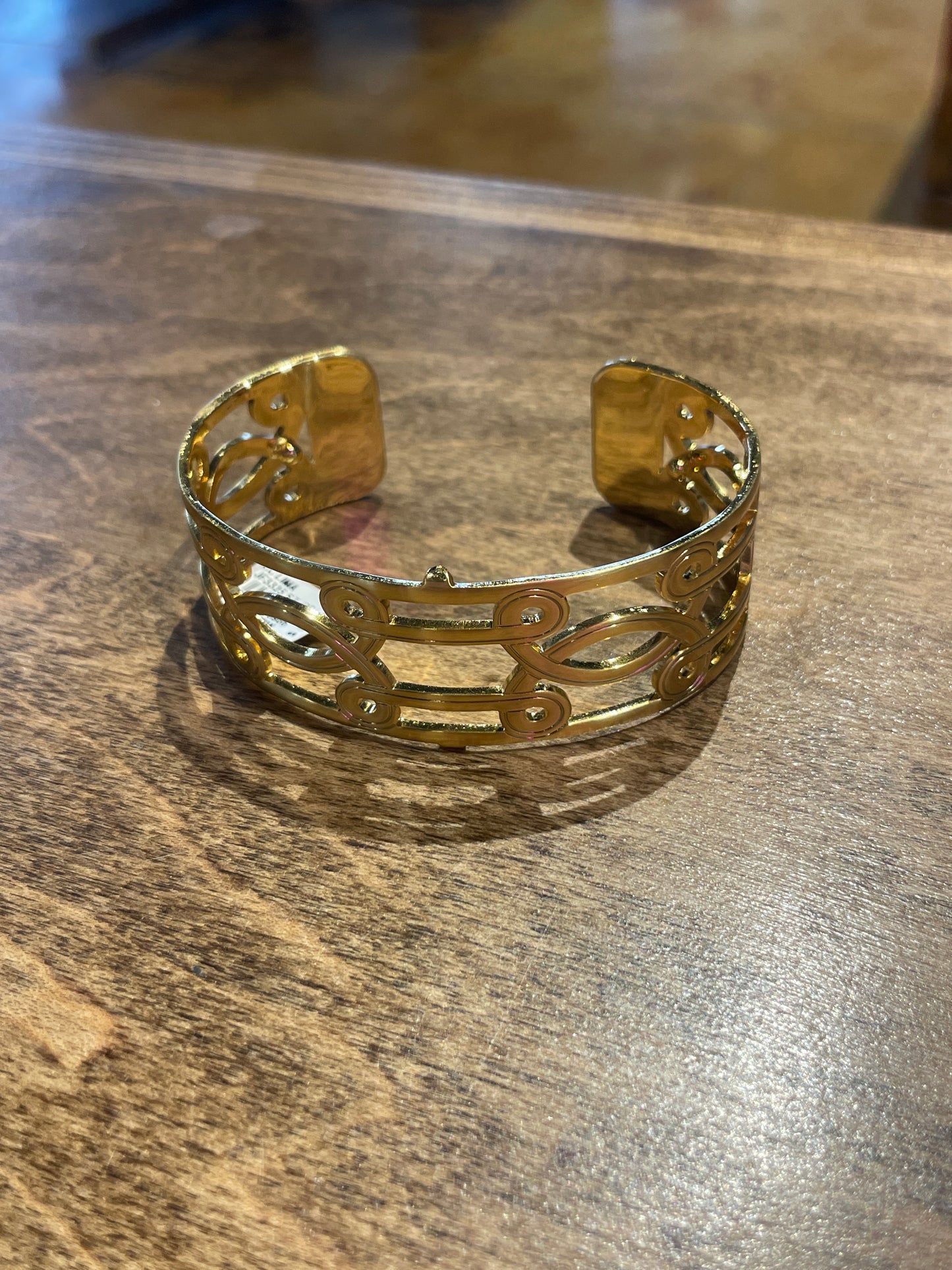 medium gold cuff