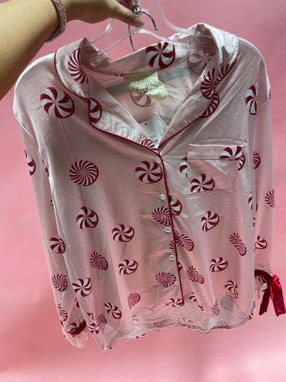 PEPPERMINT PINK PJ SET