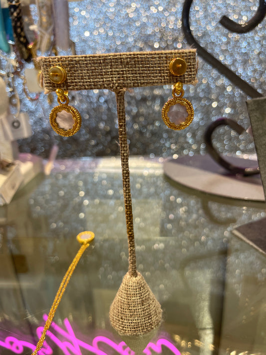 TRIESTE COIN HOOP AND CHARM