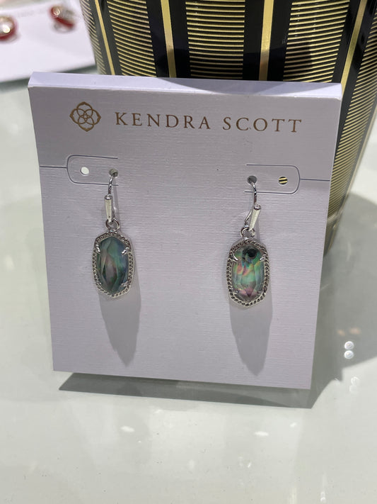 LEE EARRING RHOD LILAC ABALONE