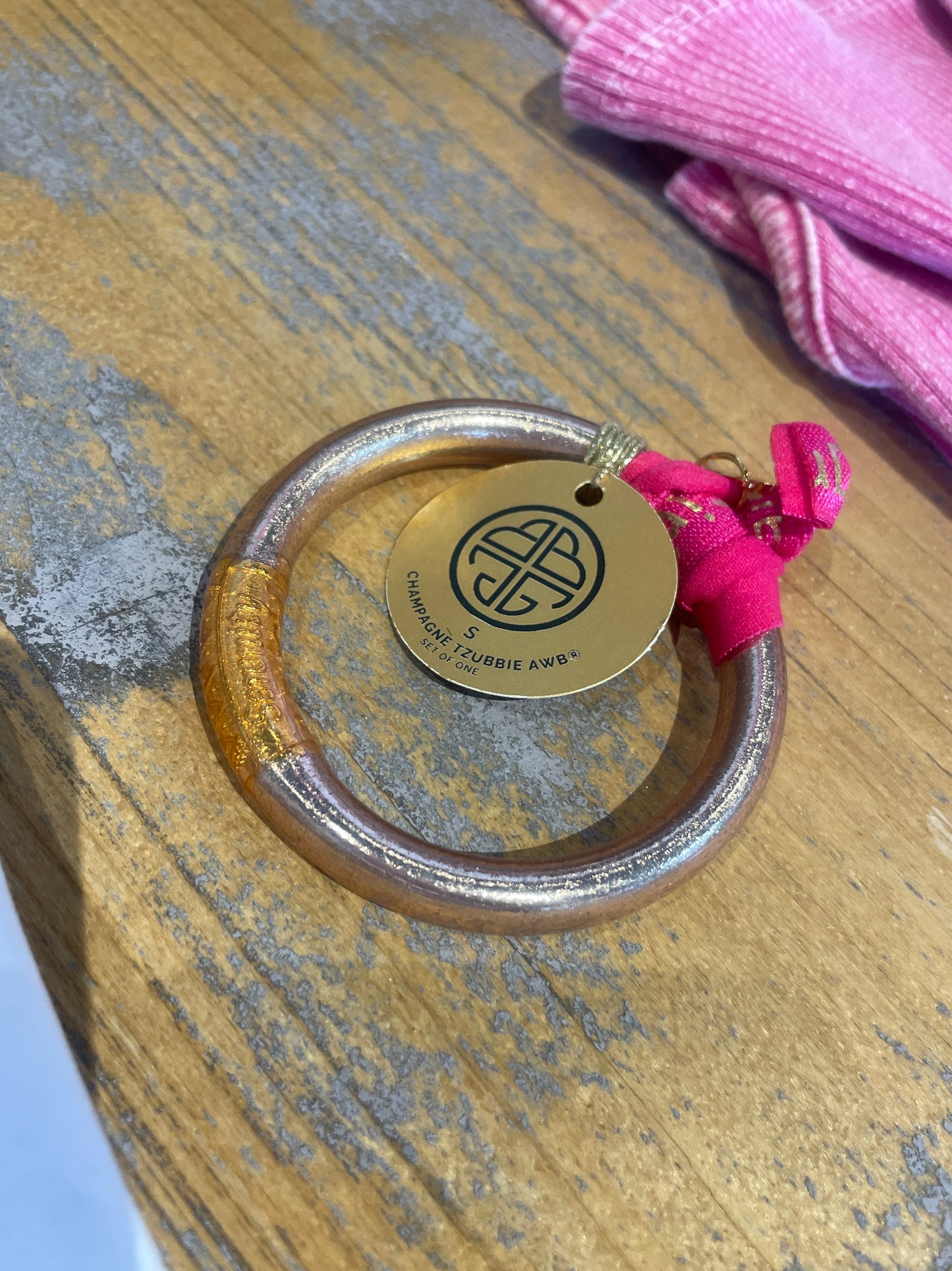 champagne bracelet