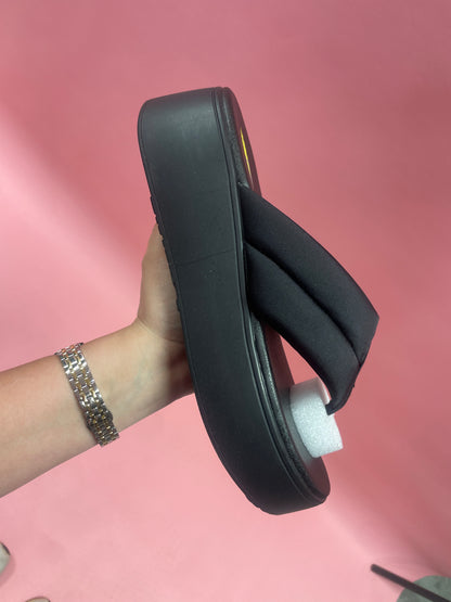 LA PAZ NEOPRENE PUFFY PLATFORM SANDAL