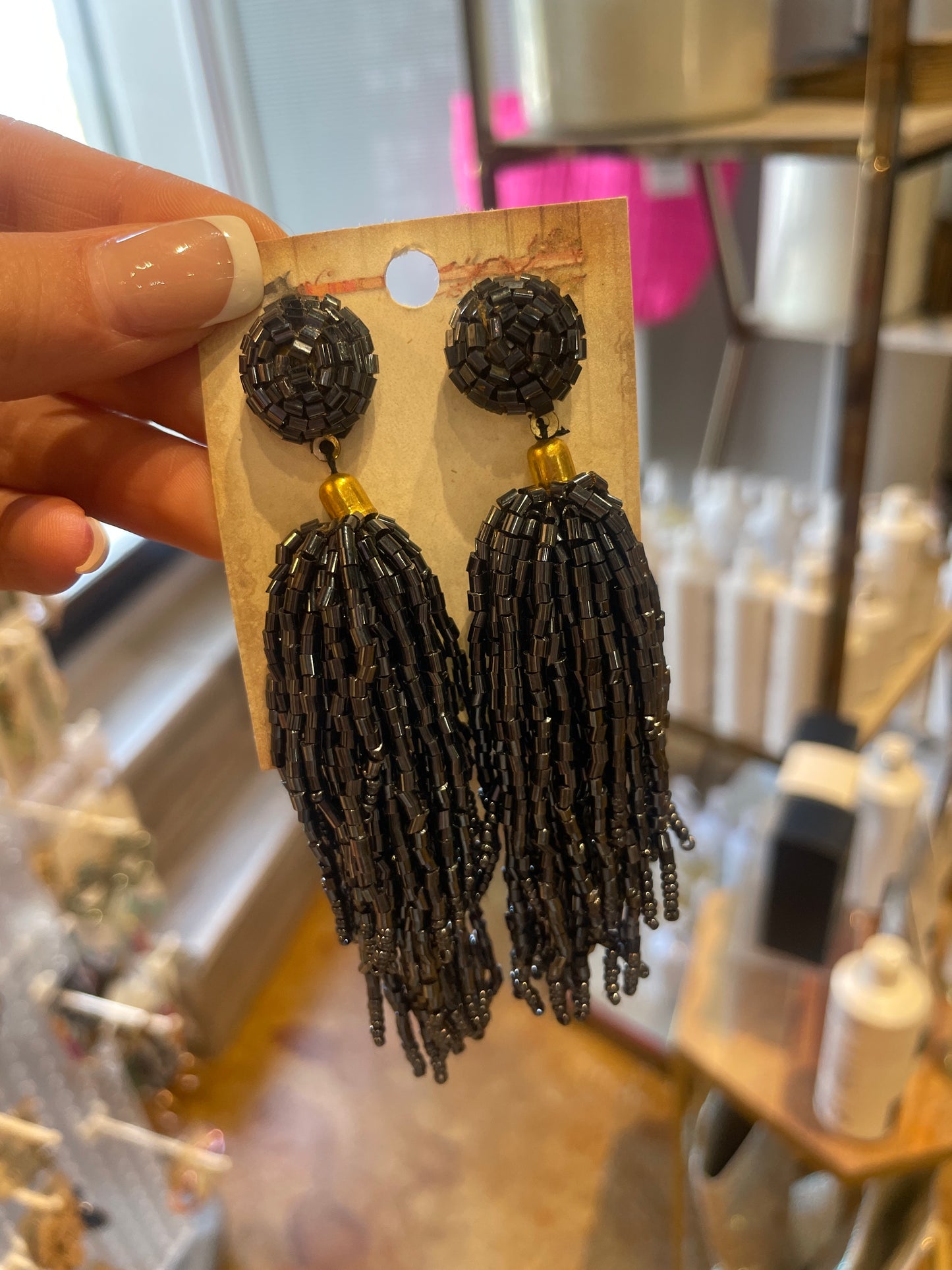Dangle earrings