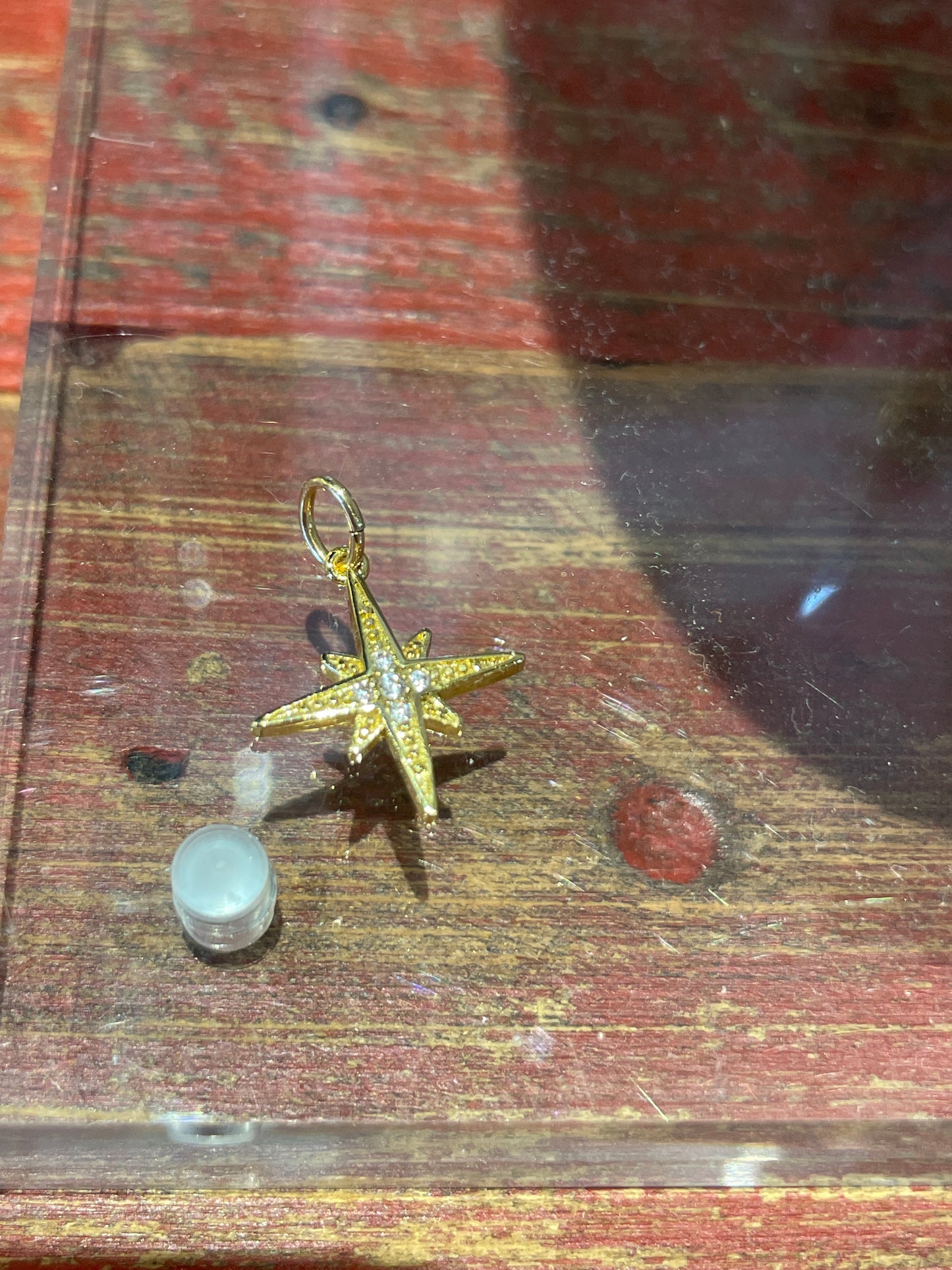 Mini gold charm