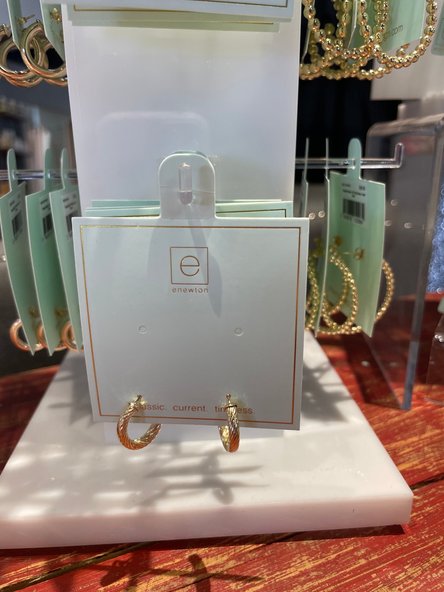 Post Hoop 4mm Earrings