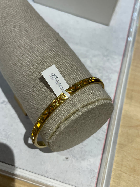 CONTEMPO GOLD SLIM BANGLE