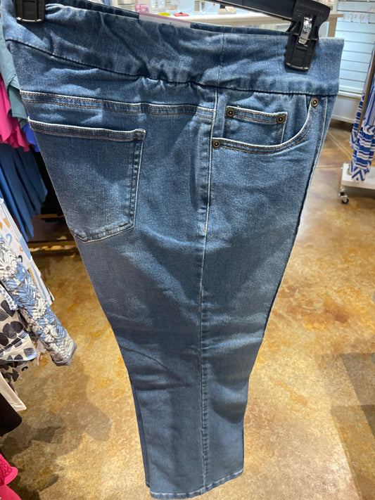 Flare Leg Cropped Jean