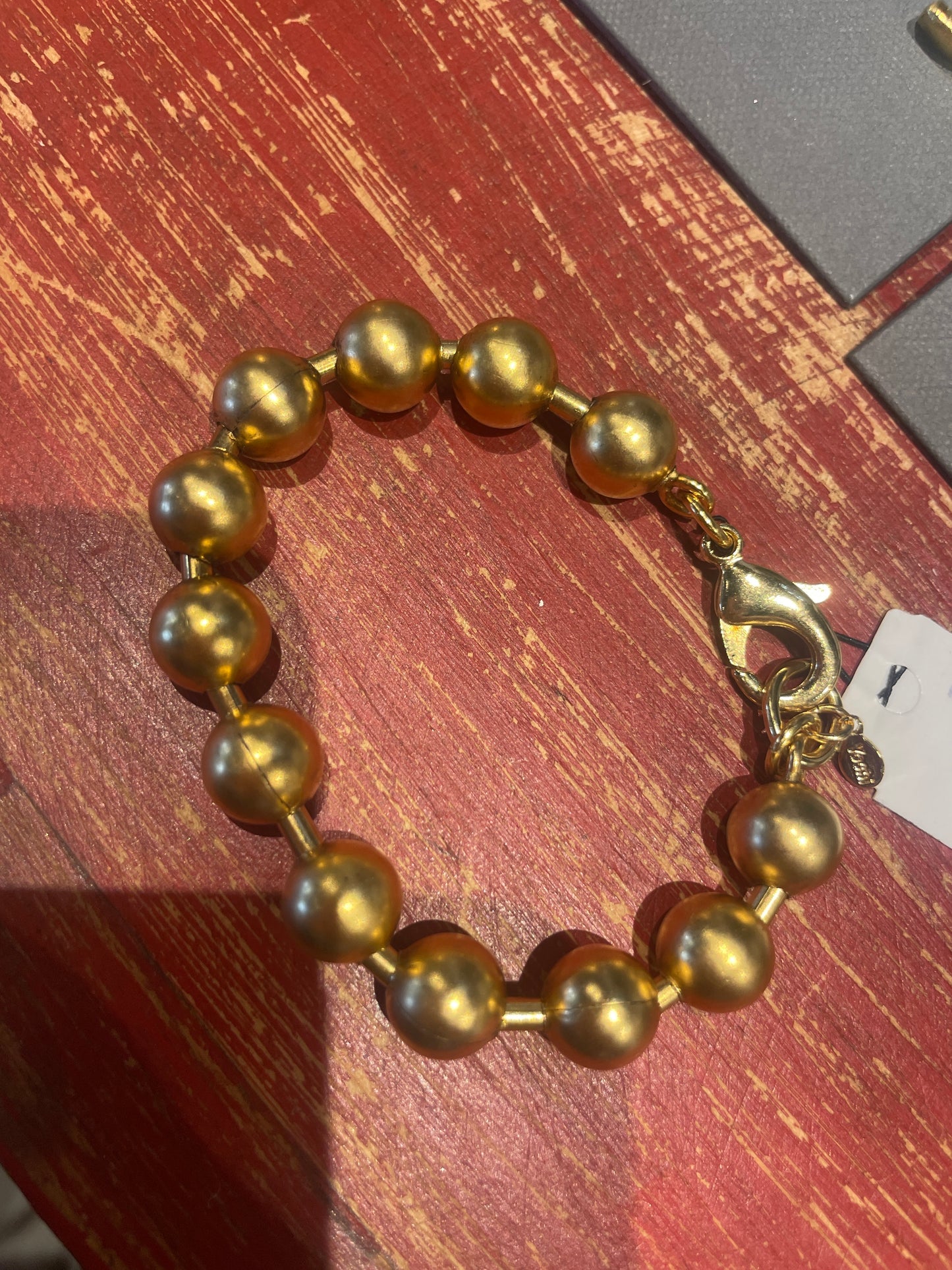 GOLD BEADED BRACELET