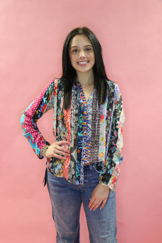 Treble Sofia Button Up Blouse