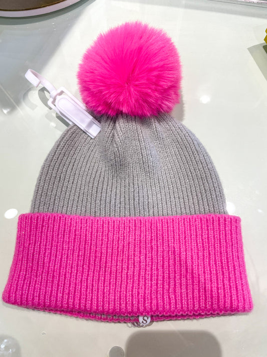 Two color beanie