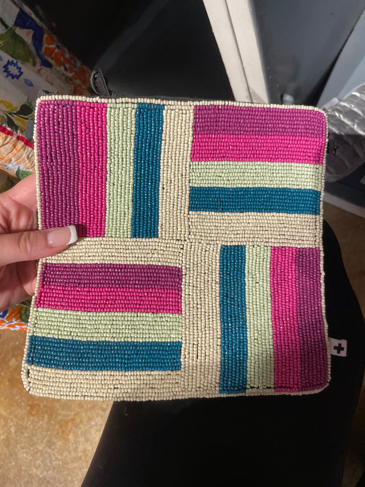 MAGENTA MINT SQUARE BAG