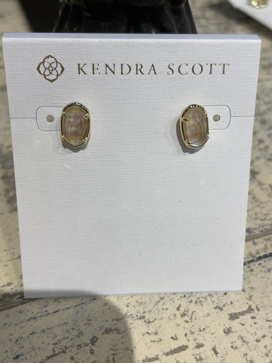 Grayson stone stud earrings