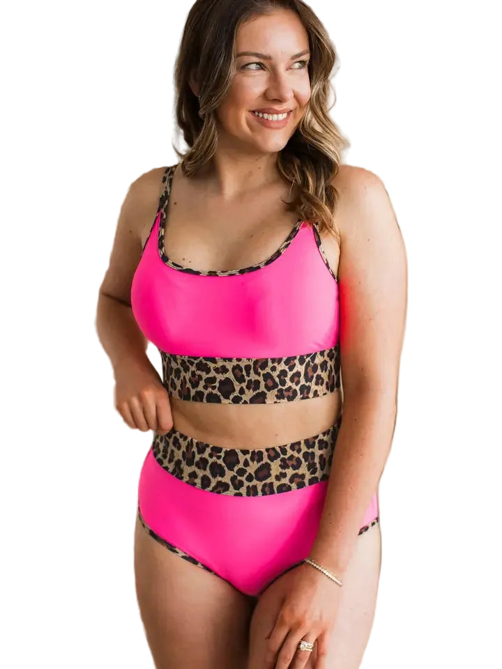 Pink & Leopard bikini