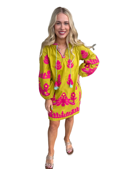 Citron applique tunic
