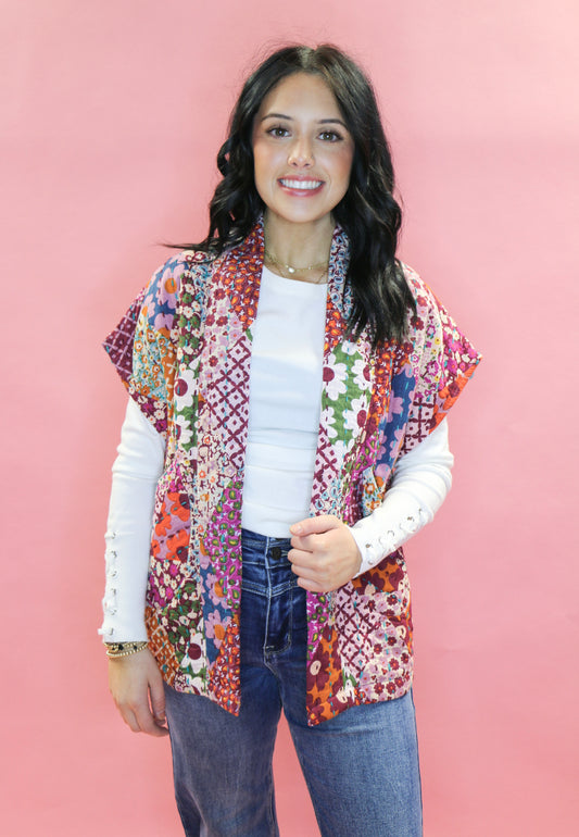 Patchwork Quilted Vest