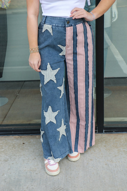 american Flag pants