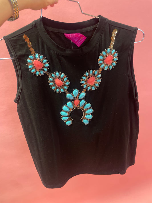 Turquoise Necklace Tank