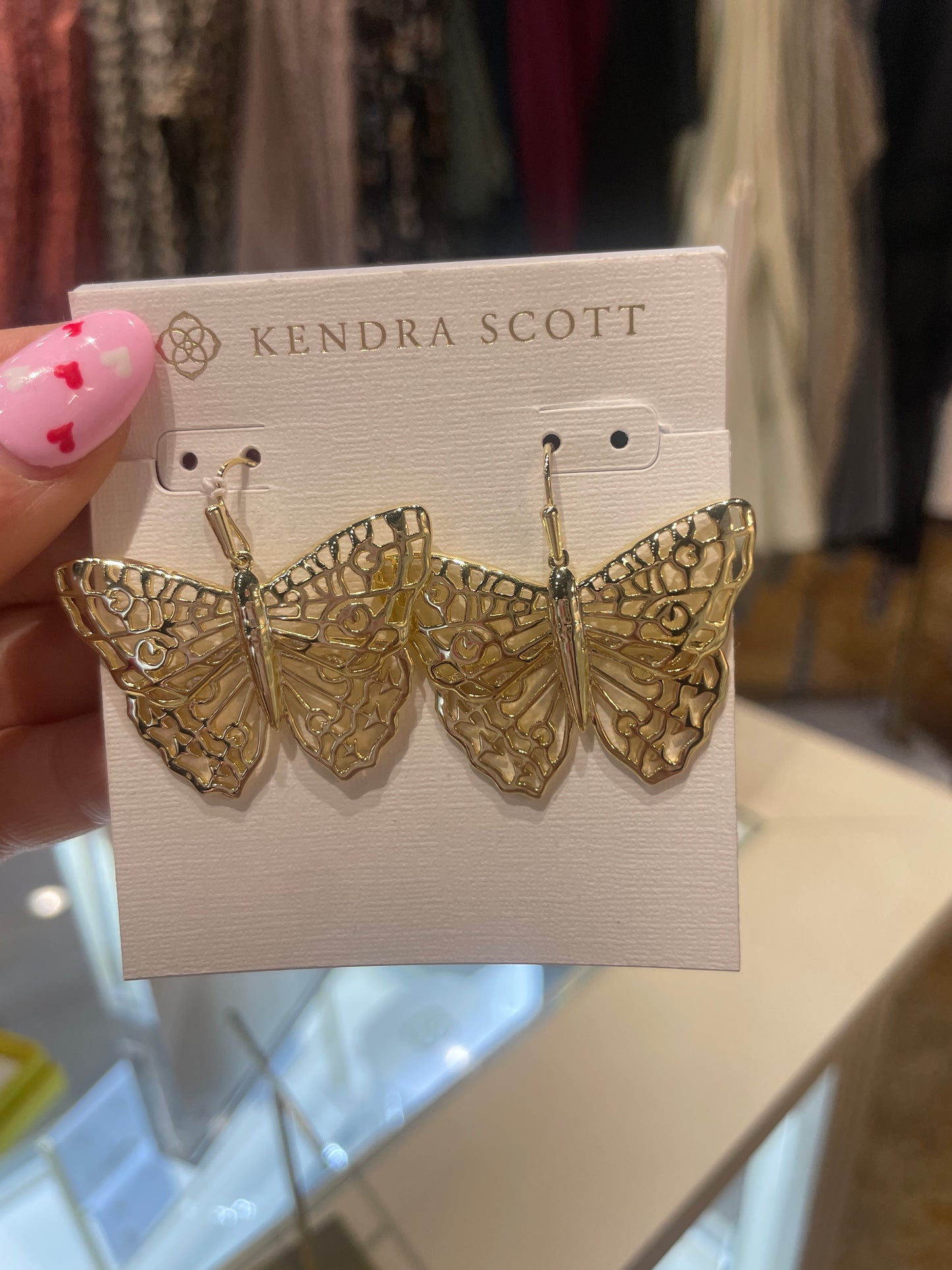 hadley butterfly drop earring~1