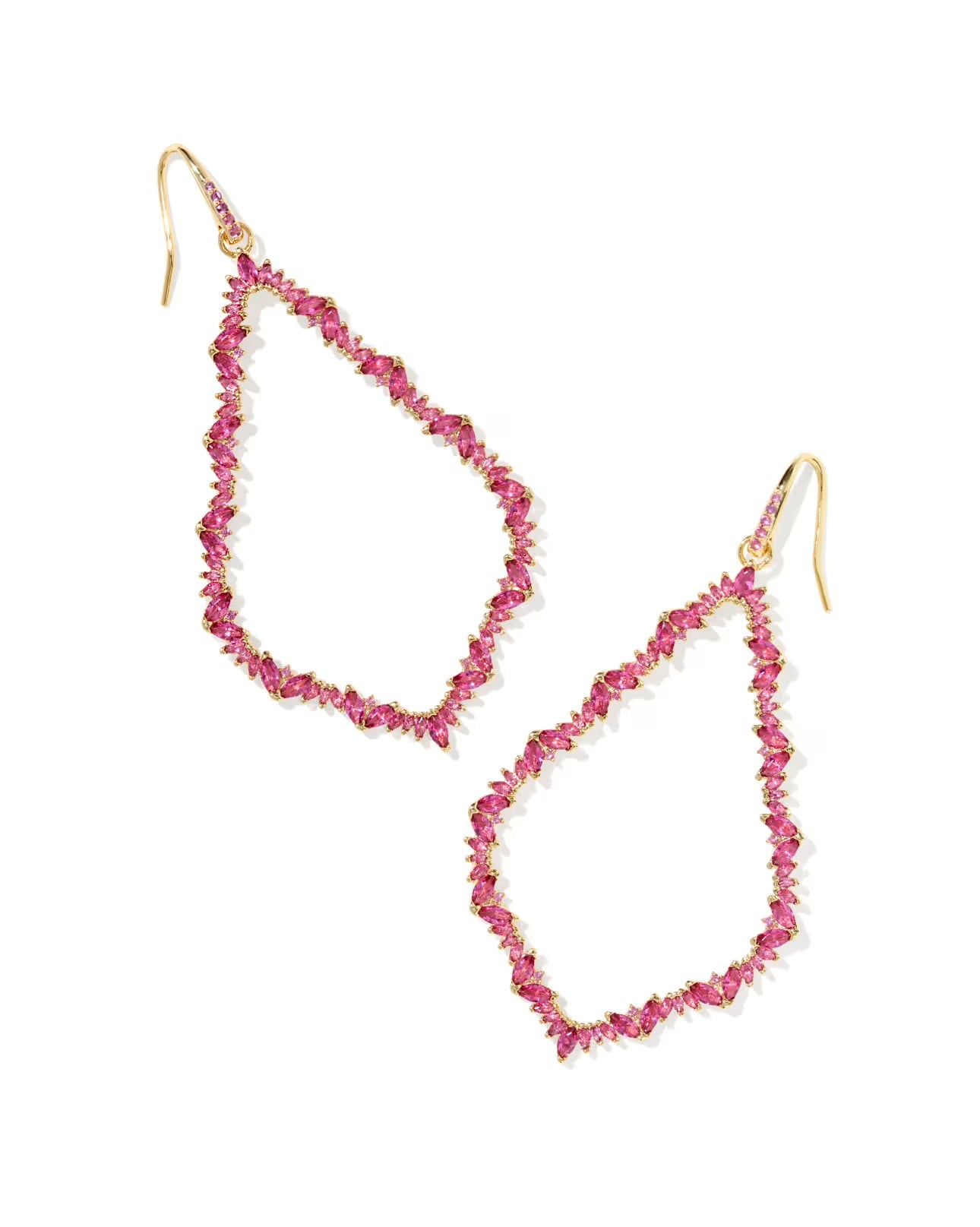 sophee crystal pink earring