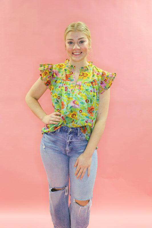 triple print top