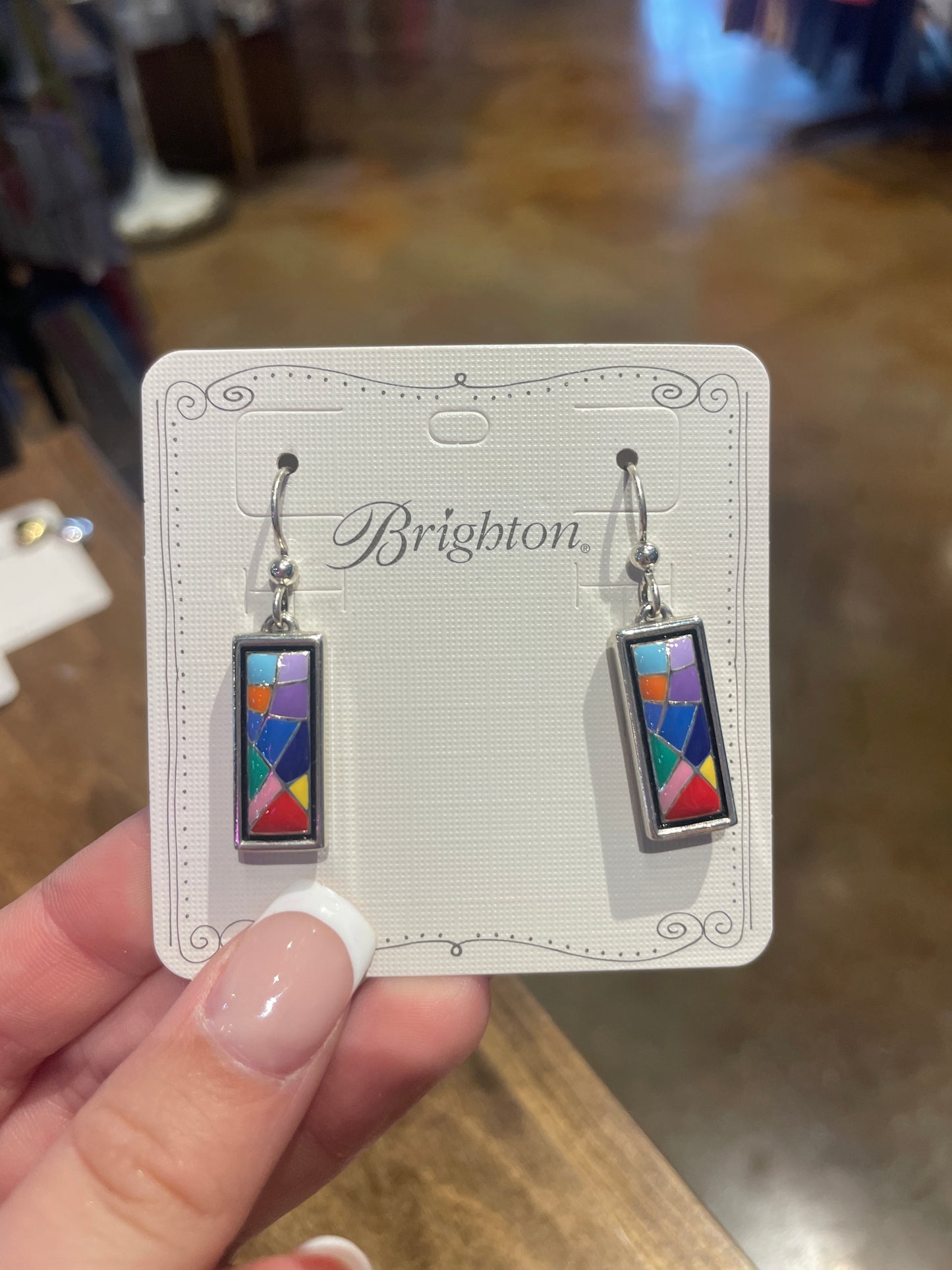 rainbow earrings