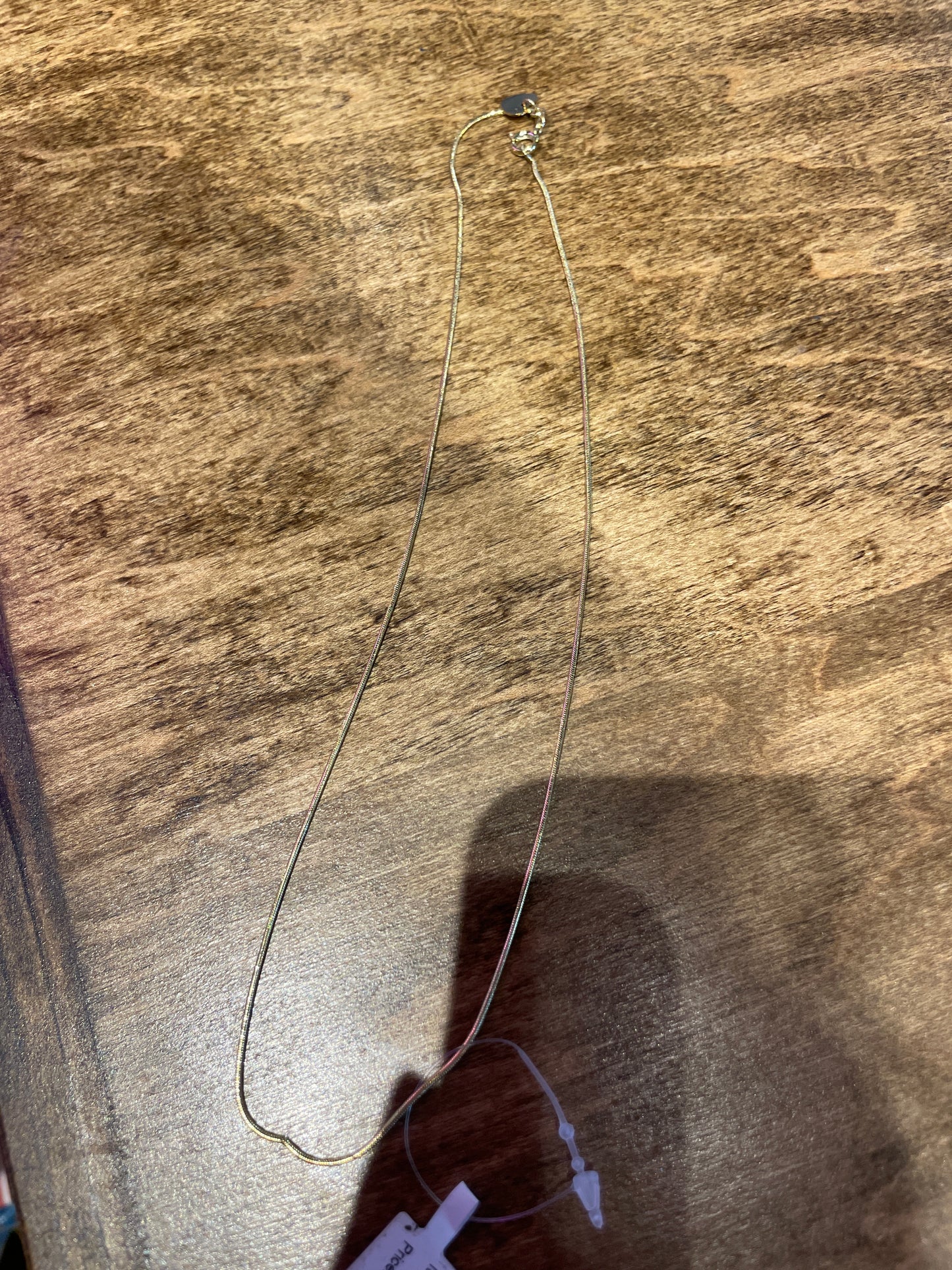 BUBBLE INITIAL NECKLACE CHAIN