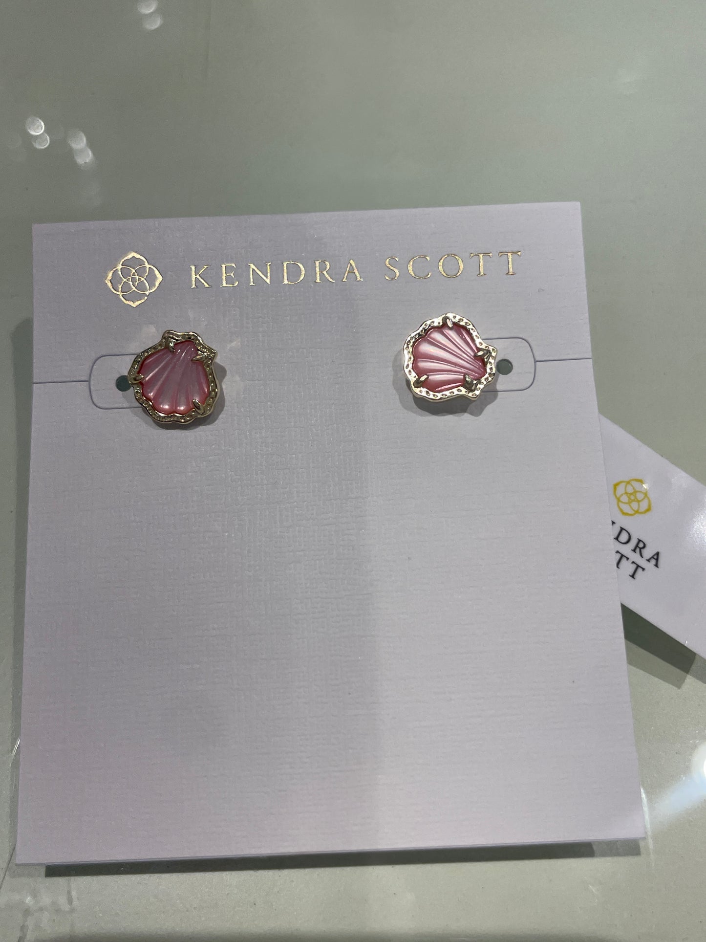 Brynne shell stud earrings